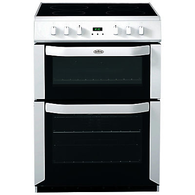 Belling FSE60DOP Electric Cooker, White Belling FSE60DOP Electric Cooker, White